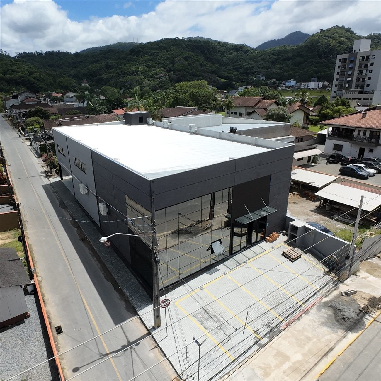 Projeto comercial para academia executado na cidade de Guaramirim